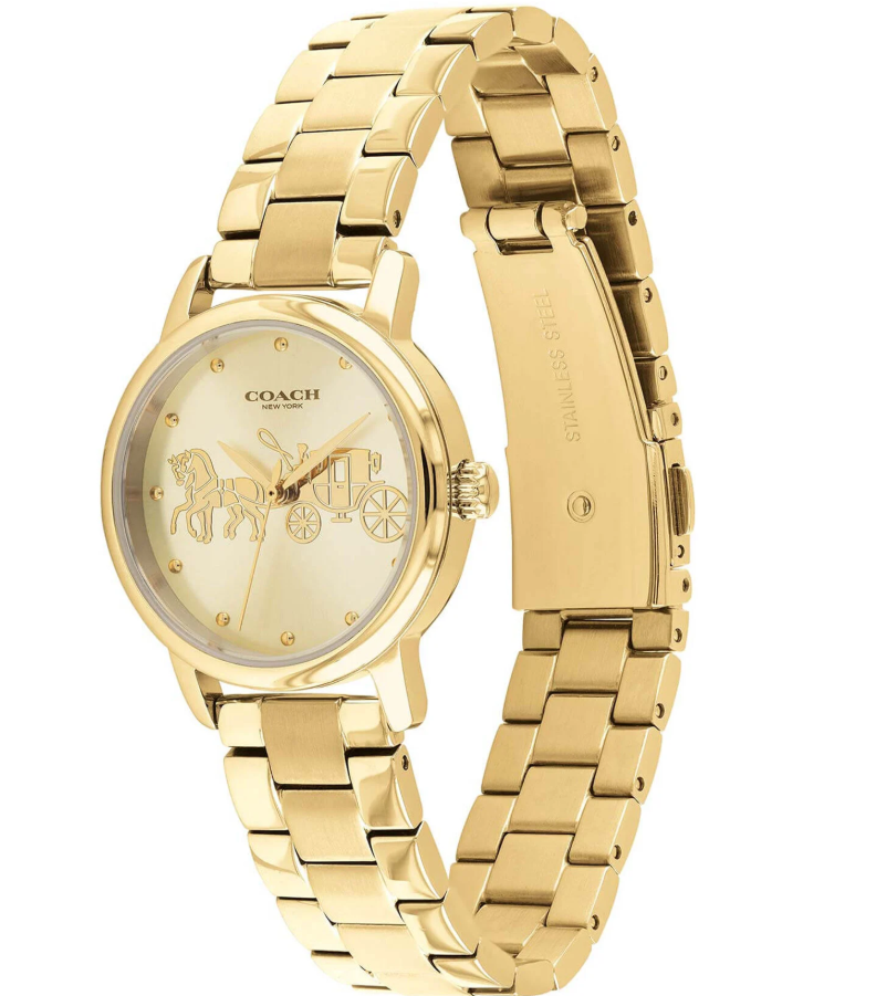 shop coach gold bracelet watch