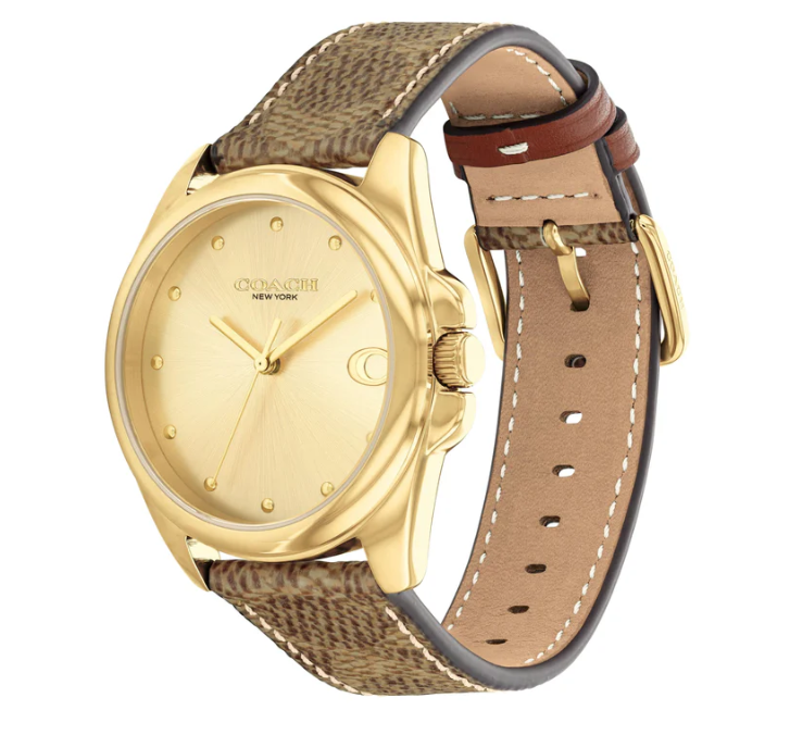 shop coach gold bracelet watch