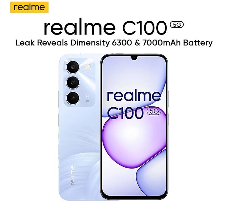 Realme C100 6.8 inch IPS LCD display