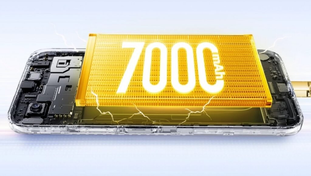 Realme C83 7000mAh battery with long backup