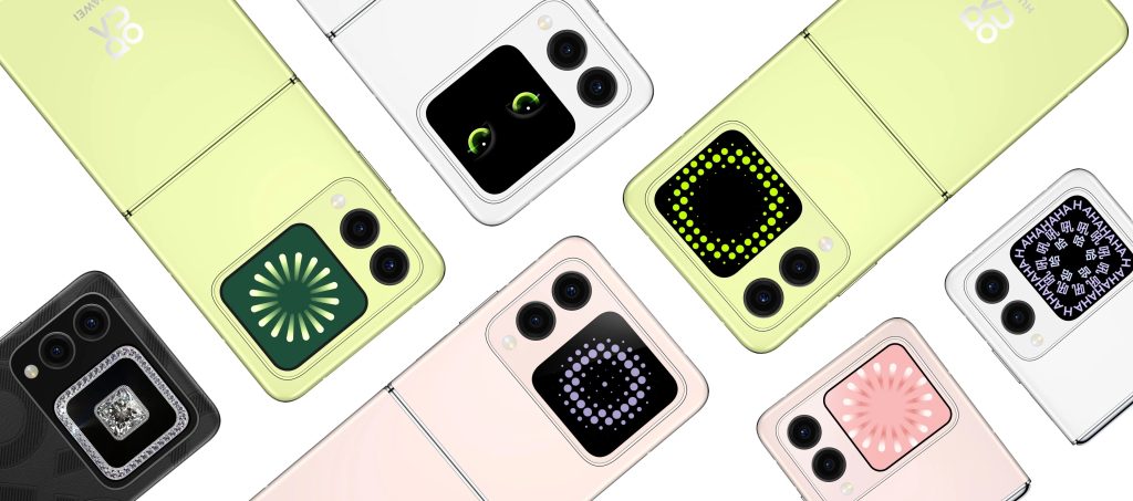 Huawei Nova Flip colors New Green Sakura Pink Zero White Starry Black