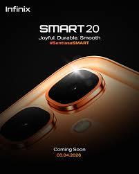 Infinix Smart 20 dual camera setup with 8MP sensor