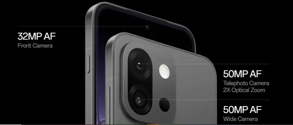 OnePlus 13s camera quality rear camera setup and selfie camera features