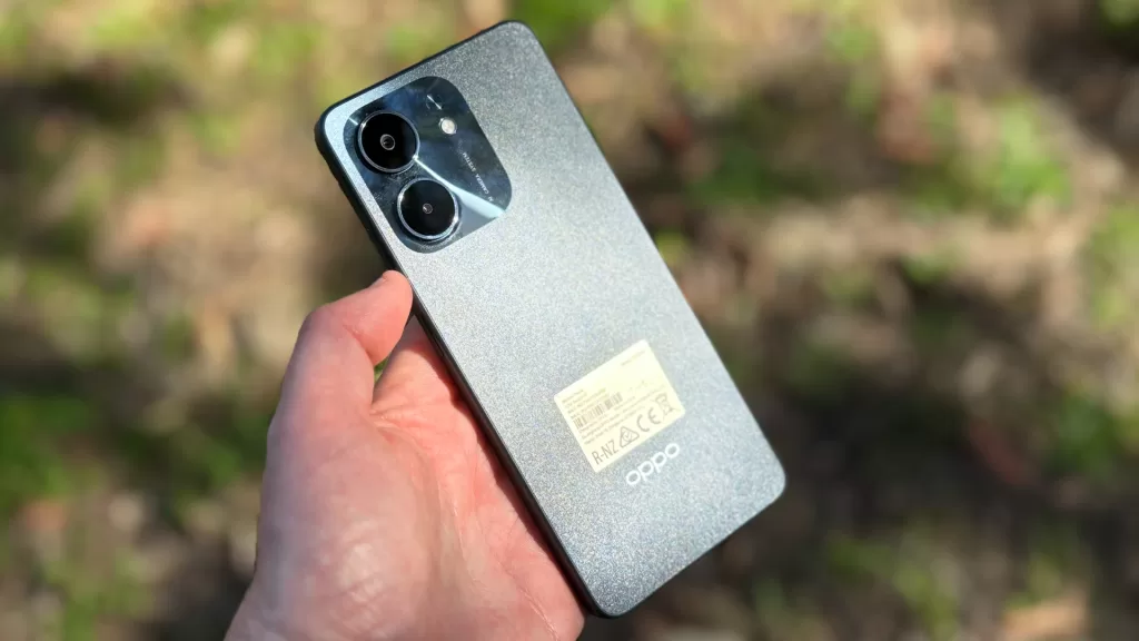 Oppo A5x slim design modern look with punch hole display