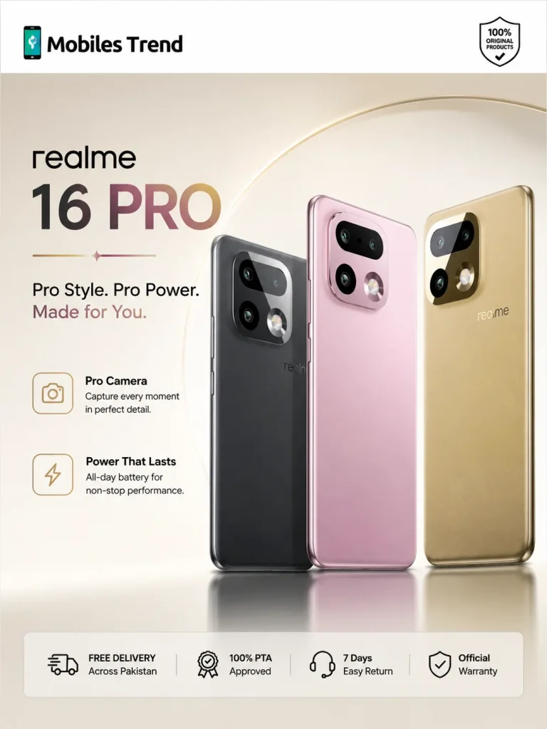 Realme 16 Pro price in Pakistan with premium design and flagship-level features
