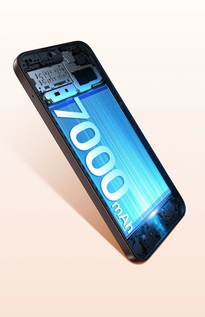 Oppo A6c 7000mAh battery two day life all day endurance budget phone