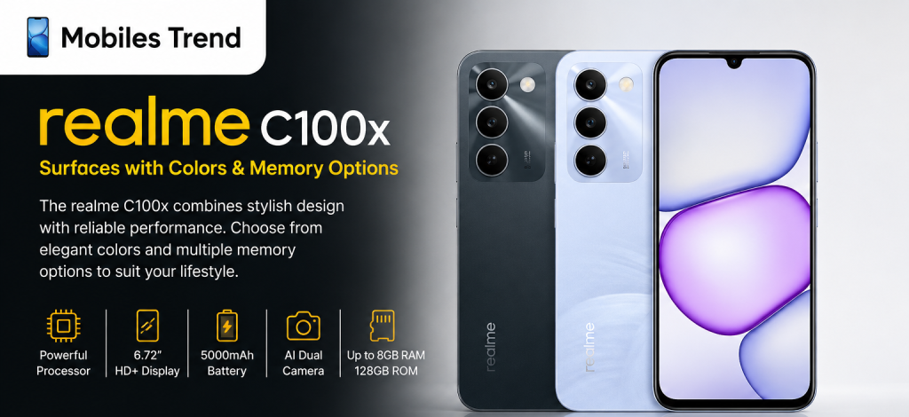 Realme C100x price in Pakistan latest update