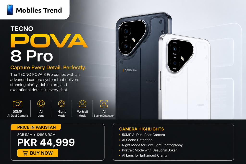 Tecno Pova 8 Pro camera quality and photography features