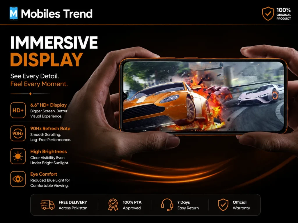itel A100 Pro 6.6 inch IPS LCD 90Hz display Dynamic Bar UI budget phone