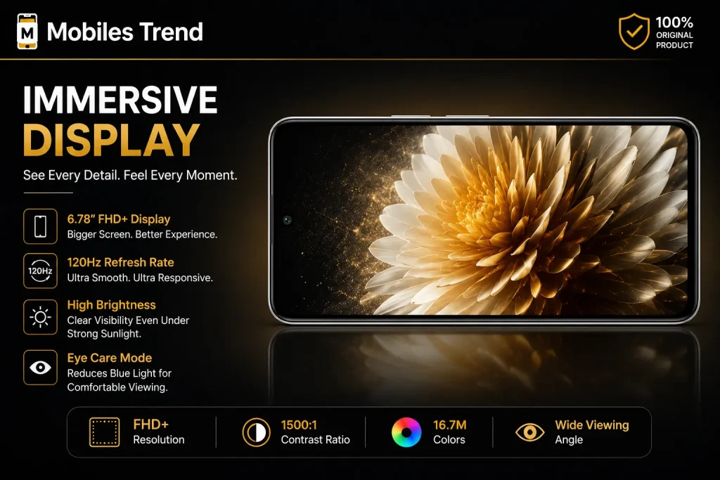 Tecno Spark 50 Pro AMOLED screen quality and brightness