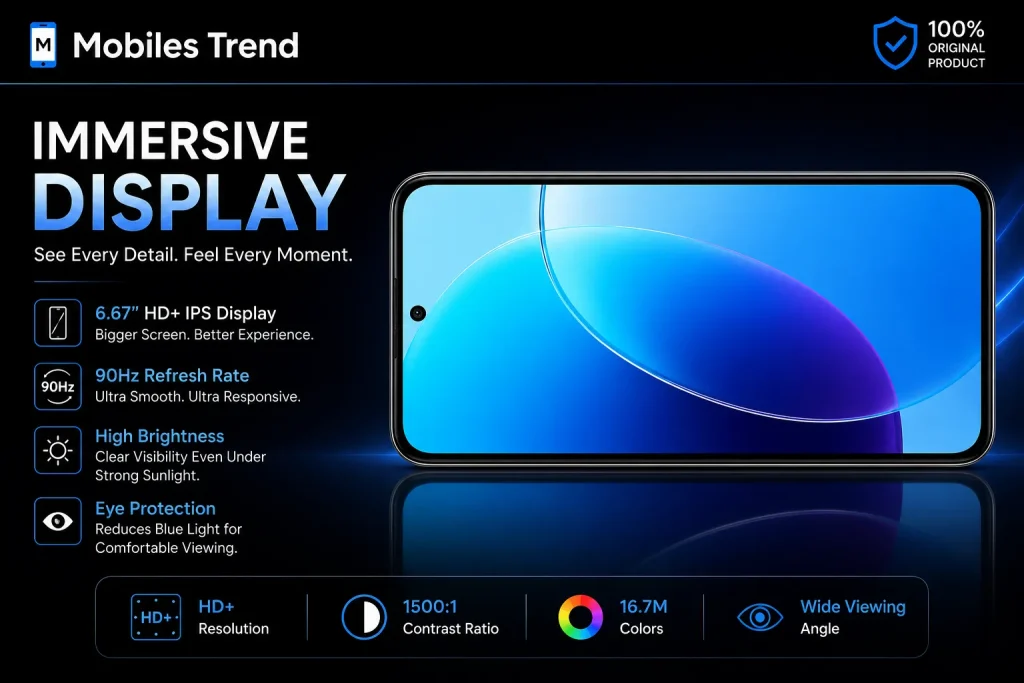 Vivo Y500s 6.75 inch IPS LCD 120Hz 5000 nits peak brightness Diamond Shield Glass